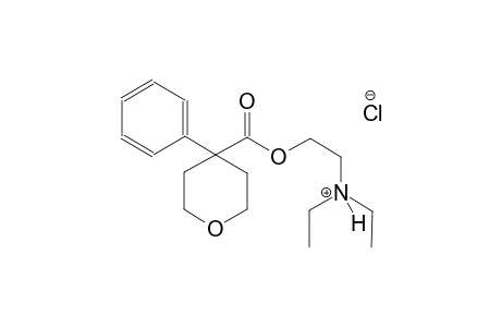 N,N-diethyl-2-{[(4-phenyltetrahydro-2H-pyran-4-yl)carbonyl]oxy}ethanaminium chloride