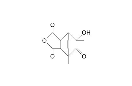 1,3-Dimethyl-3-hydroxy-bicyclo(2.2.2)oct-5-en-2-one-7,8-dicarboxylic anhydride