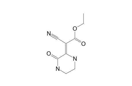 (Z)-3-(ALPHA-CYANO-ALPHA-ALKOXYCARBONYL-METHYLENE)-2-PIPERAZINONE