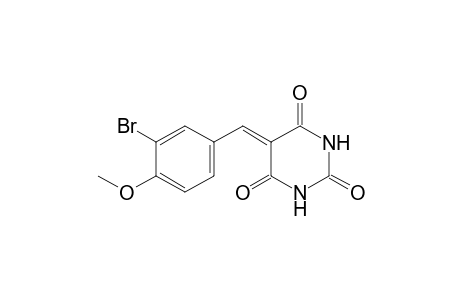 5-(3-bromo-4-methoxybenzylidene)barbituric acid