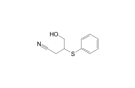 4-Hydroxy-3-(phenylthio)butanenitrile