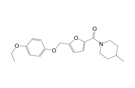1-{5-[(4-ethoxyphenoxy)methyl]-2-furoyl}-4-methylpiperidine