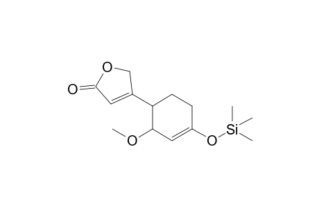 3-(2-Methoxy-4-trimethylsilyloxy-1-cyclohex-3-enyl)-2H-furan-5-one