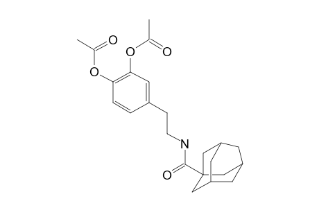 N-[2-(3,4-Dihydroxyphenyl)ethyl]-1-adamantanecarboxamide, diacetate