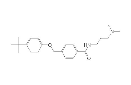 4-[(4-tert-butylphenoxy)methyl]-N-[3-(dimethylamino)propyl]benzamide