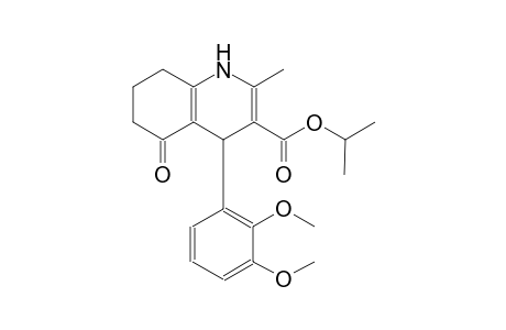 isopropyl 4-(2,3-dimethoxyphenyl)-2-methyl-5-oxo-1,4,5,6,7,8-hexahydro-3-quinolinecarboxylate