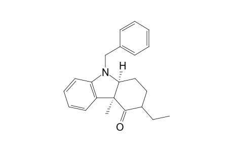 cis-4a-Methyl-3-ethyl-9-benzylhexahydrocarbazol-4-one