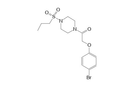 piperazine, 1-[(4-bromophenoxy)acetyl]-4-(propylsulfonyl)-