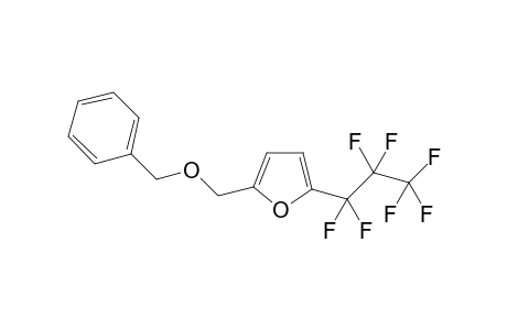 2-((Benzyloxy)methyl)-5-(perfluoropropyl)furan