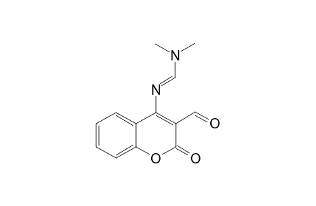 N-(1-Dimethylaminomethylene)-4-aminocumarin-3-carbaldehyde