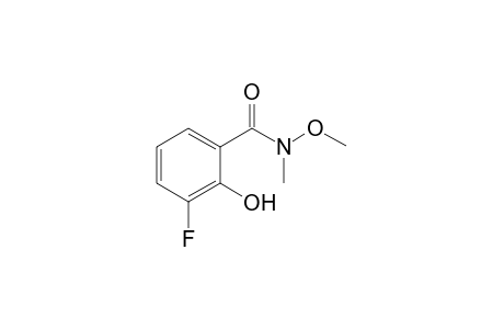 3-Fluoro-2-hydroxy-N-methoxy-N-methylbenzamide