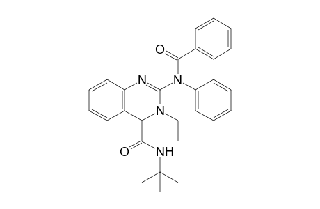2-(Benzoyl-phenyl-amino)-3-ethyl-3,4-dihydro-quinazoline-4-carboxylic acid tert-butylamide