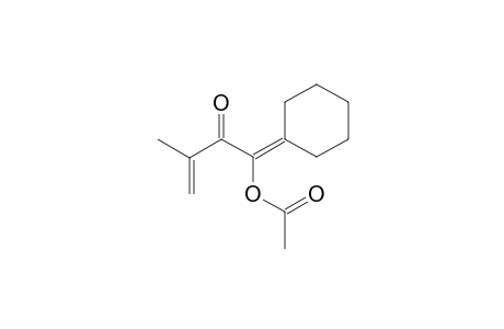 1-Cyclohexylidene-3-methyl-2-oxobut-3-en-1-yl acetate