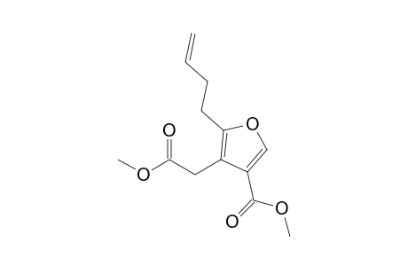 5-But-3-enyl-4-(2-keto-2-methoxy-ethyl)furan-3-carboxylic acid methyl ester