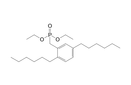 2-(diethoxyphosphorylmethyl)-1,4-dihexyl-benzene