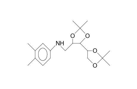 1-Deoxy-1-(3,4-dimethyl-anilino)-2,3:4,5-bis(O-isopropylidene)-ribitose