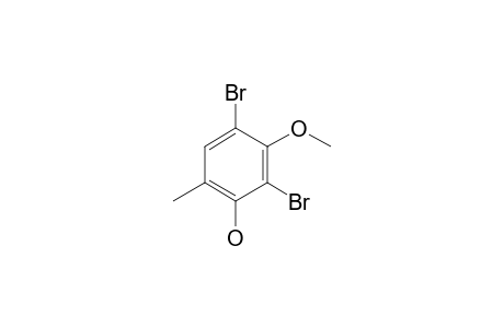 2,4-dibromo-3-methoxy-6-methylphenol