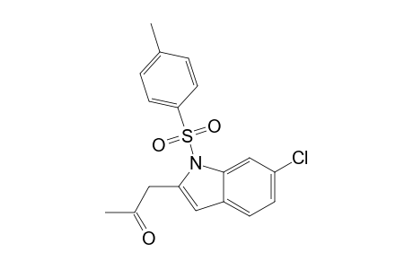 1-{6-Chloro-1-[(4-methylphenyl)sulfonyl]-1H-indol-2-yl}acetone