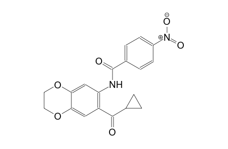 benzamide, N-[7-(cyclopropylcarbonyl)-2,3-dihydro-1,4-benzodioxin-6-yl]-4-nitro-