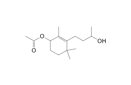 1-Cyclohexene-1-propanol, 3-(acetyloxy)-.alpha.,2,6,6-trimethyl-