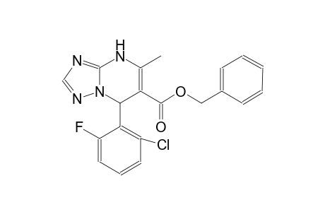 [1,2,4]triazolo[1,5-a]pyrimidine-6-carboxylic acid, 7-(2-chloro-6-fluorophenyl)-4,7-dihydro-5-methyl-, phenylmethyl ester