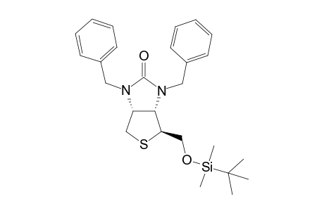 (3aS,4S,6aR)-1,3-dibenzyl-4-[[tert-butyl(dimethyl)silyl]oxymethyl]-3a,4,6,6a-tetrahydrothieno[3,4-d]imidazol-2-one