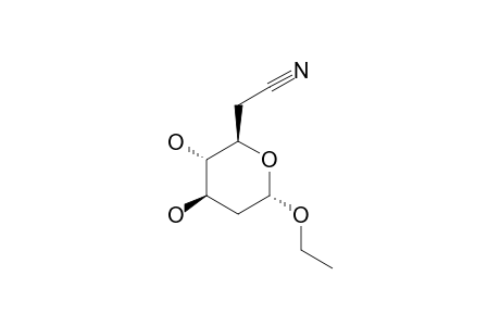 ETHYL-2,6-DIDEOXY-ALPHA-D-ARABINO-HEPTOPYRANURONONITRILE