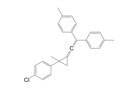 1-(p-chlorophenyl)-1-methyl-3-(2,2-di(p-methylphenyl)ethenylidene)cyclopropane