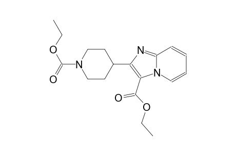 imidazo[1,2-a]pyridine-3-carboxylic acid, 2-[1-(ethoxycarbonyl)-4-piperidinyl]-, ethyl ester