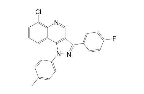 6-chloro-3-(4-fluorophenyl)-1-(4-methylphenyl)-1H-pyrazolo[4,3-c]quinoline