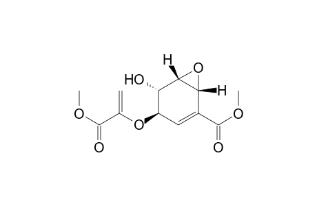 (1S,2S,3R,6R)-2-hydroxy-3-(3-methoxy-3-oxoprop-1-en-2-yl)oxy-7-oxabicyclo[4.1.0]hept-4-ene-5-carboxylic acid methyl ester