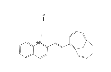 2-[(Bicyclo[4.4.1]undeca-1',3',5',7',9'-pentaen-2'-yl)vinylene] - 1-methylquinolinium iodide