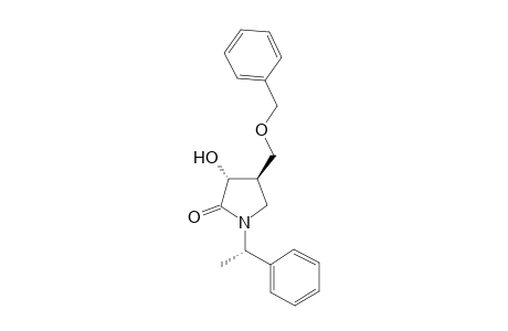 (3R,4R)-4-Benzyloxymethyl-3-hydroxy-1-((S)-1-phenyl-ethyl)-pyrrolidin-2-one