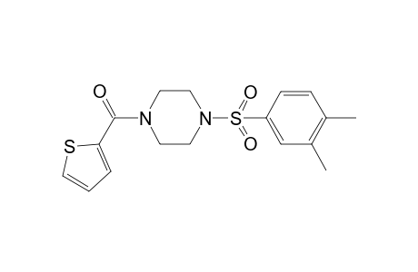 [4-(3,4-dimethylphenyl)sulfonyl-1-piperazinyl]-thiophen-2-ylmethanone
