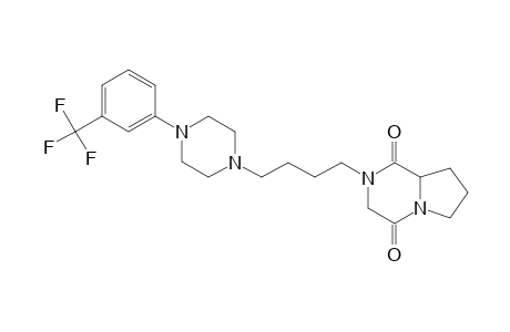 2-[4-[4-(META-(TRIFLUOROMETHYL)-PHENYL)-PIPERAZIN-1-YL]-BUTYL]-1,4-DIOXOPERHYDRO-PYRROLO-[1,2-A]-PYRAZINE