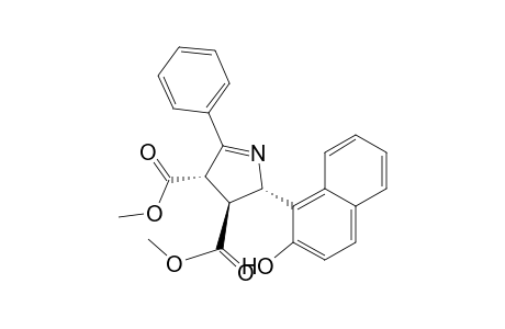 2H-Pyrrole-3,4-dicarboxylic acid, 3,4-dihydro-2-(2-hydroxy-1-naphthalenyl)-5-phenyl-, dimethyl ester, (2.alpha.,3.beta.,4.alpha.)-