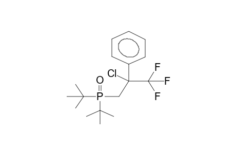 DI-TERT-BUTYL(2-PHENYL-2-CHLORO-3,3,3-TRIFLUOROPROPYL)PHOSPHINOXIDE