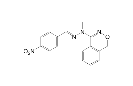 p-nitrobenzaldehyde, (1H-2,3-benzoxazin-4-yl)methyl hydrazone