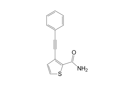 3-(Phenylethynyl)thiophene-2-carboxamide