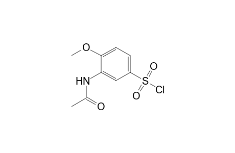 Benzenesulfonyl chloride, 3-(acetylamino)-4-methoxy-