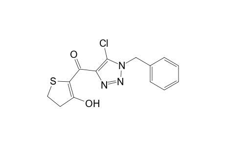 [5-Chloro-1-(phenylmethyl)-1H-1,2,3-triazol-4-yl][4,5-dihydro-3-hydroxy-2-thienyl)methanone