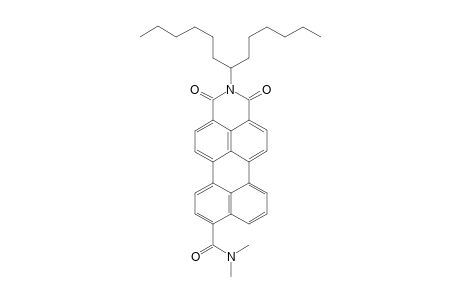 N',N'-Dimethyl-N-(1'-hexylheptyl)perylene-3,4,9-tricarboxylic acid - 3,4-Imide - 9-Amide