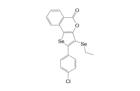 2-(4-Chlorophenyl)-3-(ethylselanyl)-5H-selenopheno[3,2-c]isochromen-5-one