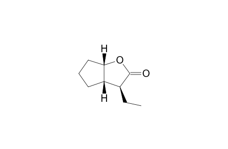 (-)-(3S,3aS,6aS)-2H-Hexahydro-3-ethylcyclopenta[b]furan-2-one