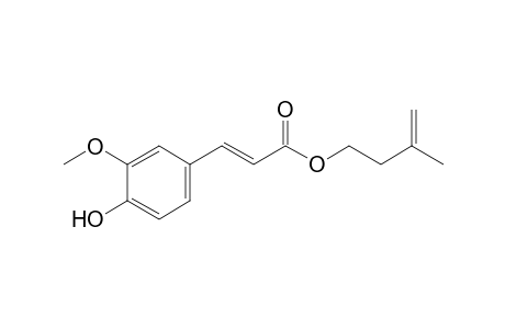 3'-Methyl-3'-butenyl (E)-3-(4"-hydroxy-3"-methoxyphenyl)-2-propenoate