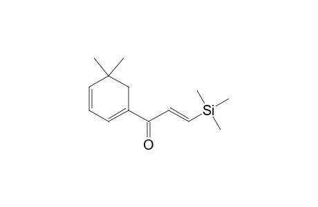 2-Propen-1-one, 1-(5,5-dimethyl-1,3-cyclohexadien-1-yl)-3-(trimethylsilyl)-, (E)-