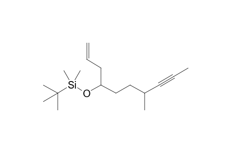 4-tert-Butyldimethylsiloxy-7-methyldec-1-en-8-yne