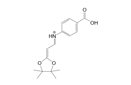 (4-carboxy-phenyl)-[2-(4,4,5,5-tetramethyl-[1,3]dioxolan-2-ylidene)-ethylidene]-ammonium