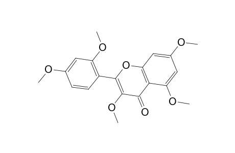 4H-1-Benzopyran-4-one, 2-(2,4-dimethoxyphenyl)-3,5,7-trimethoxy-