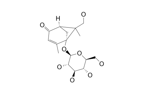 (1S,5R,6R)-1-(BETA-D-GLUCOPYRANOSYLOXY)-8-HYDROXY-PIN-2-EN-4-ONE